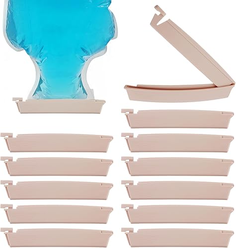 12 piezas de bolsa de ostomía clip de colostomía suministros de ostomía bolsa drenable abrazadera cola, reutilizable para bolsas de colostomía,