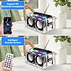 electronic kit radio 87.5-108 mhz diy electronic soldiering kit Bluetooth speaker soldering kit diy music player with led indicator light acrylic housing remote control for soldering learning