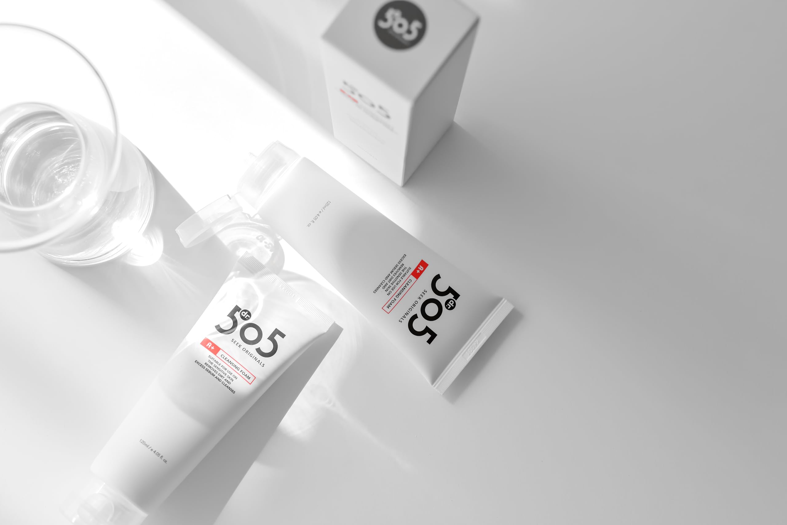 Dr.505 Korean A+ Foam Cleanser | Provides Deep Cleaning, Remove Dirt & Excess Sebum | Lightweight & Non-Greasy Formula | Suitable for Sensitive Skin | Korean Skincare for Men & Women | 120ml 1