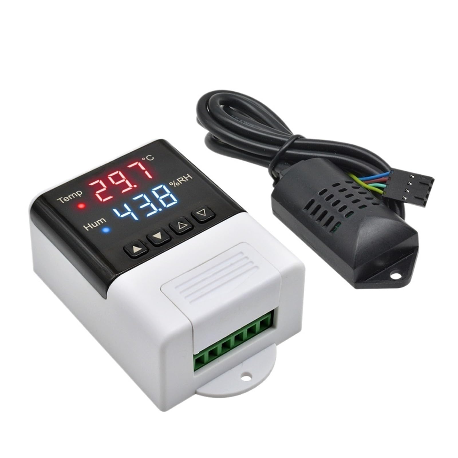 DTC2210 AC 110V 220V Digital Microcomputer Thermoregulator Thermostat Temperature Controller Cooling Heating Switch Dual Display(DTC3200)