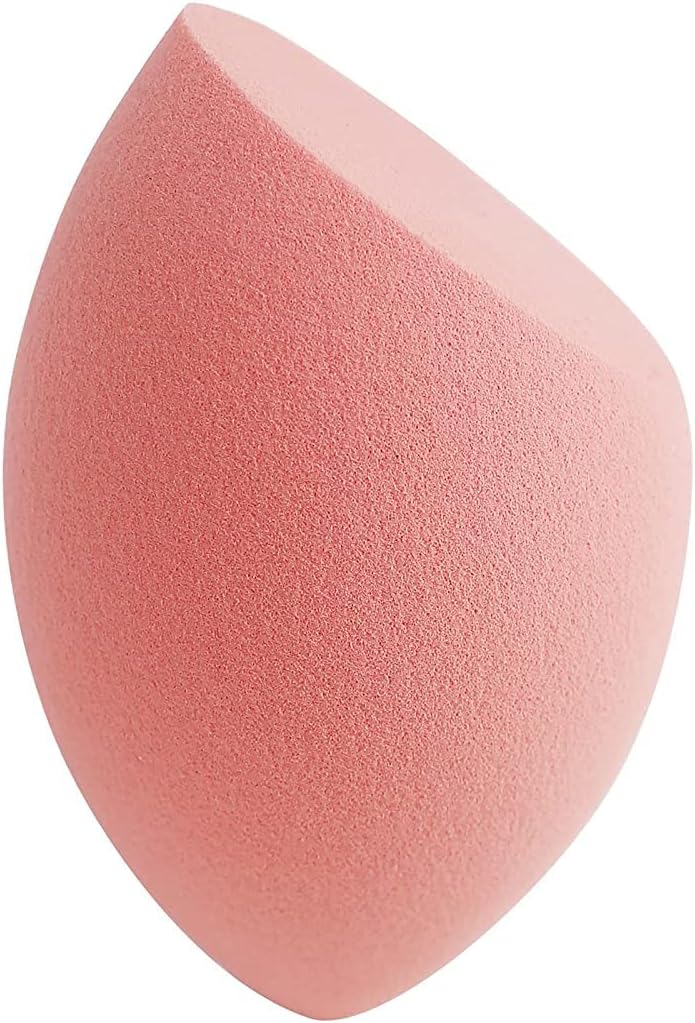 TechCraftMicrofiber Beauty Blender | Makeup Sponge That Saves Up to 60% Makeup | Olive Cut Blender | For All Makeup Formulations | Cruelty-Free | Latex-Free | Vegan | Pack of 1
