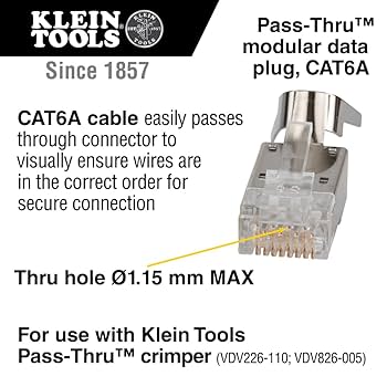 Amazon.com: Klein Tools VDV826-705 Modular Data Plug for