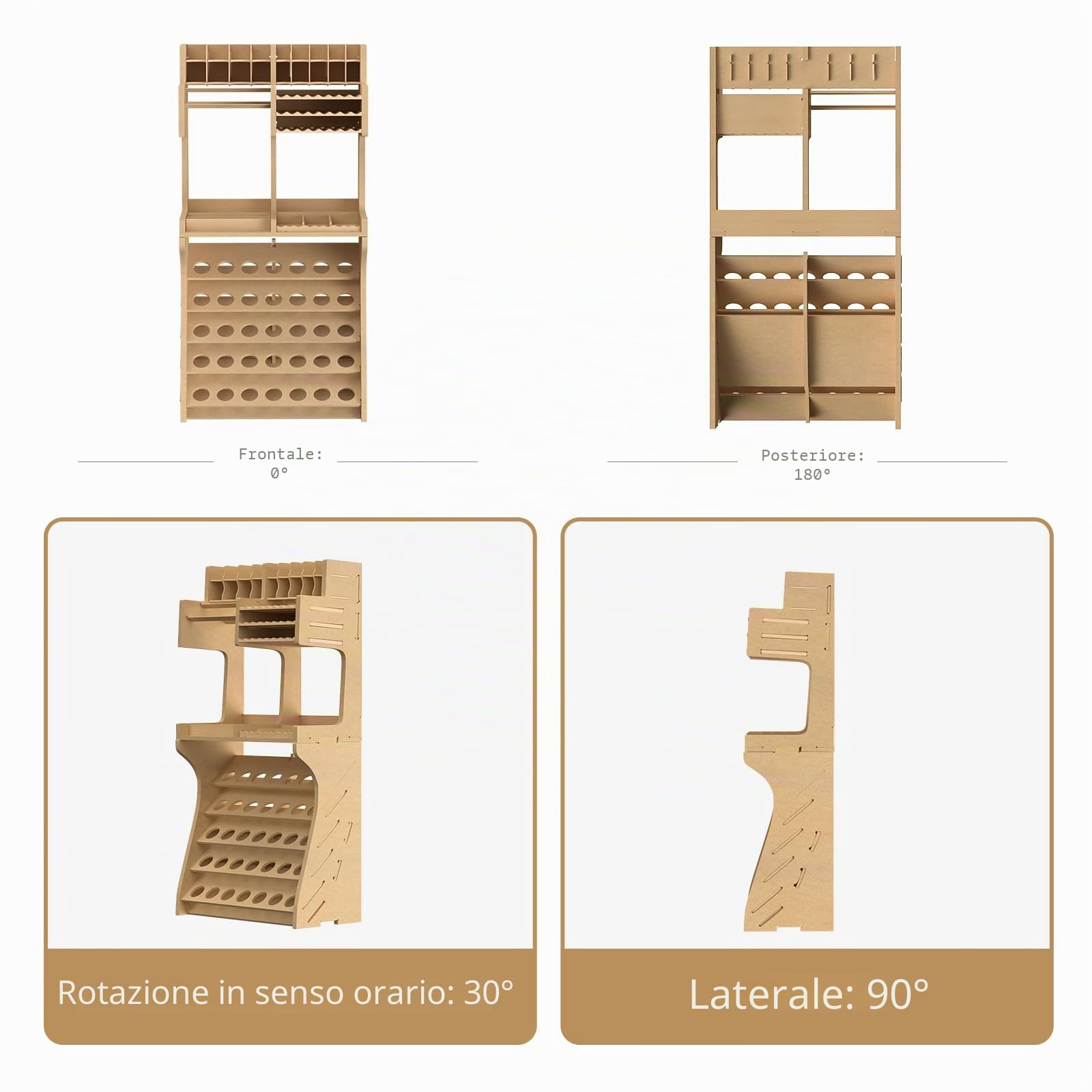 Plastica Modello Vernice Rack Modello Strumento Organizzatore di stoccaggio All-in-One Modello Banco di lavoro Assemblea Plastica Modello di costruzione di stoccaggio GK SY
