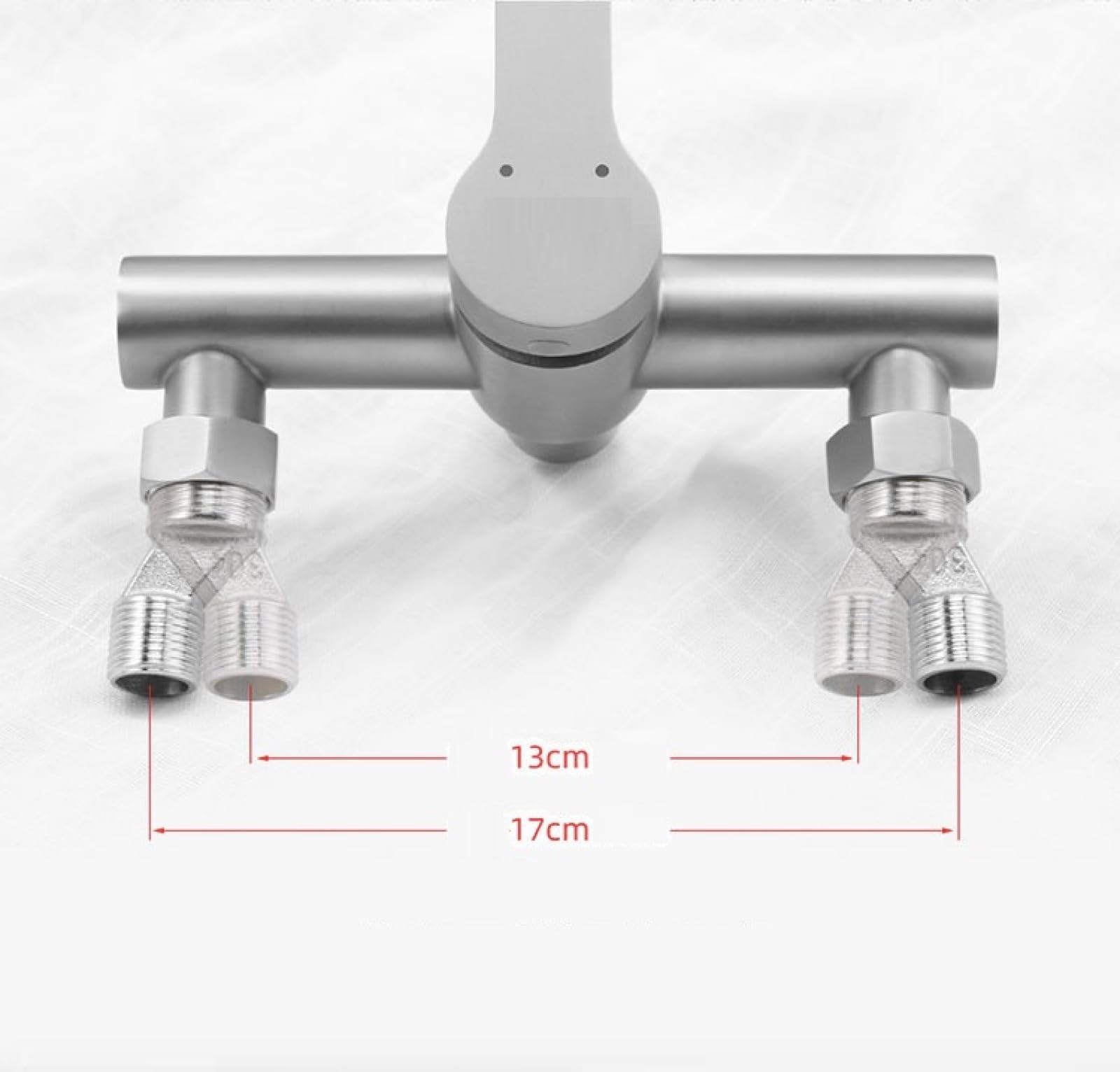 Rubinetti Lavabo A Muro Rubinetto A Parete Bianco In Acciaio Inossidabile 304 Per Lavabo Caldo E Freddo Lavabo Da Cucina Balcone Pieghevole Universale Stile Curvo