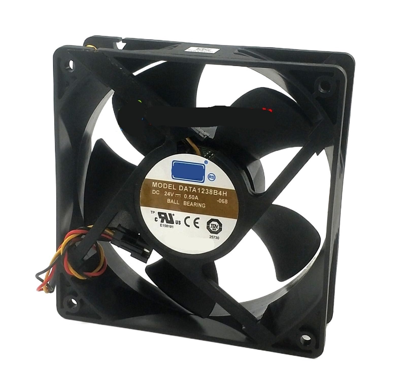 PEQYUACTE DATA1238B4H DC 24V 0.50A 120x120x38mm 3-Wire Cooling Fan