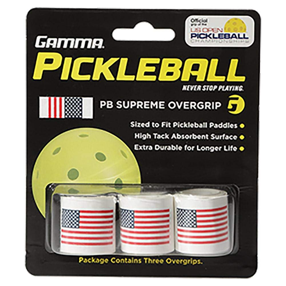 GammaTennis Overgrip, Ideal for Tennis, Pickleball, Squash, Badminton, and Racquetball, Durable and Absorbent, Easy to Apply, Customize Your Racquet