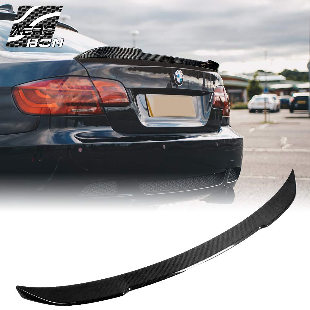 AeroBon Real Carbon Fiber Trunk Spoiler for 2005-13 E92 3-Series Coupe and M3 (CS Type)