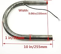 Vista 2 de Aro de tubo de 1 pulgada con ancho de 230mm/9.06 pulgadas. Marco de asiento retro para motocicleta Cafe Racer. Aro plano con tira de LED, luz