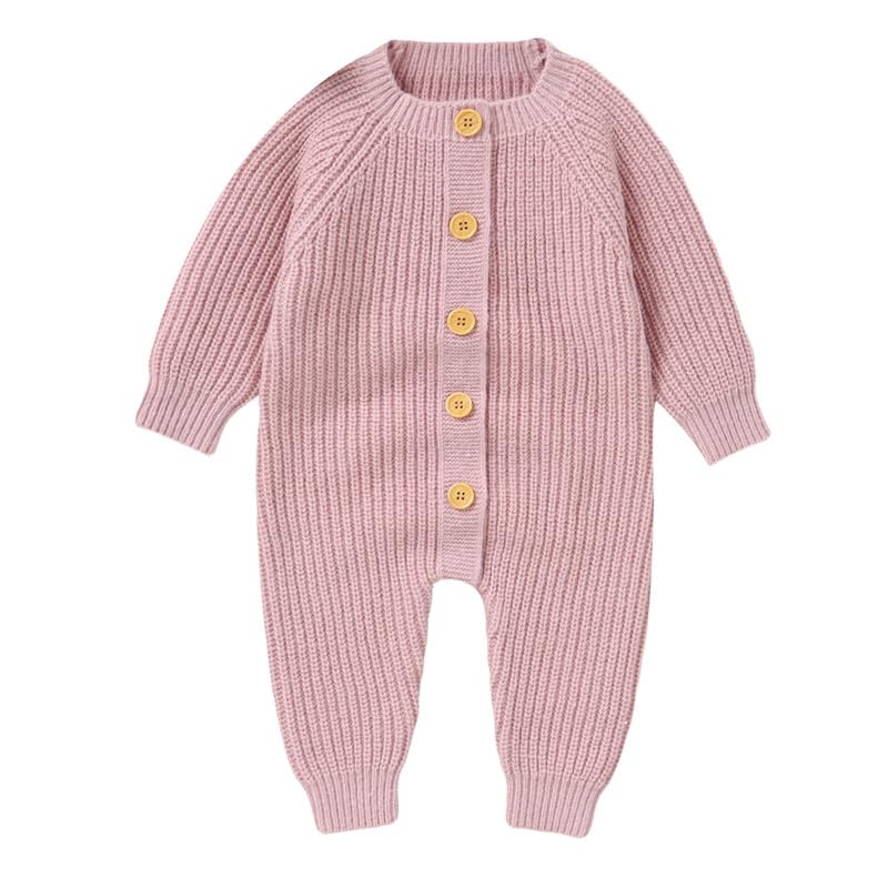 LAWKUL Baby Cardigan Sweater Romper Pullover Ultra Soft Knit Clothes Lightweight Long Sleeve for Boy Girl Infants & Toddlers