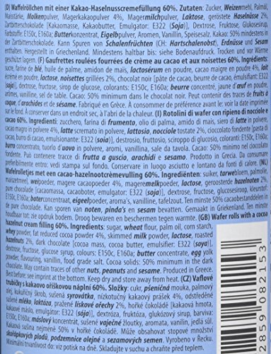 Gunz Feiny Biscuits Wafers Rolls with Cocoa Hazelnut Cream, 400 g - Image 5