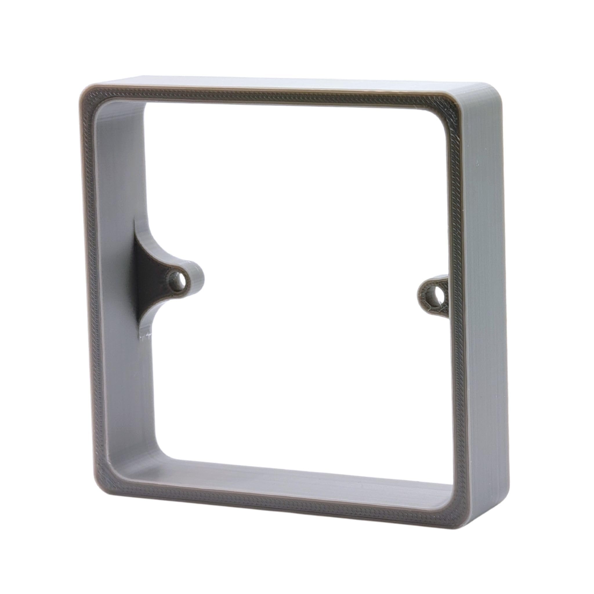 Alchemy Collectives Grey Light Switch Spacer 20Mm - 1 Gang Single Socket Spacer, Uk Made