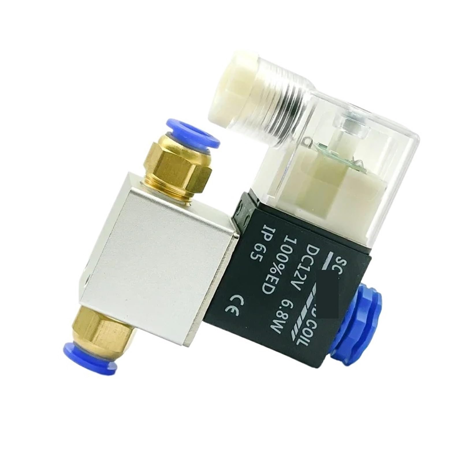 Électrovanne pneumatique bidirectionnelle 12V à deux positions haute précision