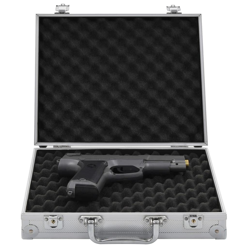 vidaXL Waffenkoffer Aluminium ABS Pistolenkoffer Gewehrkoffer mehrere Auswahl
