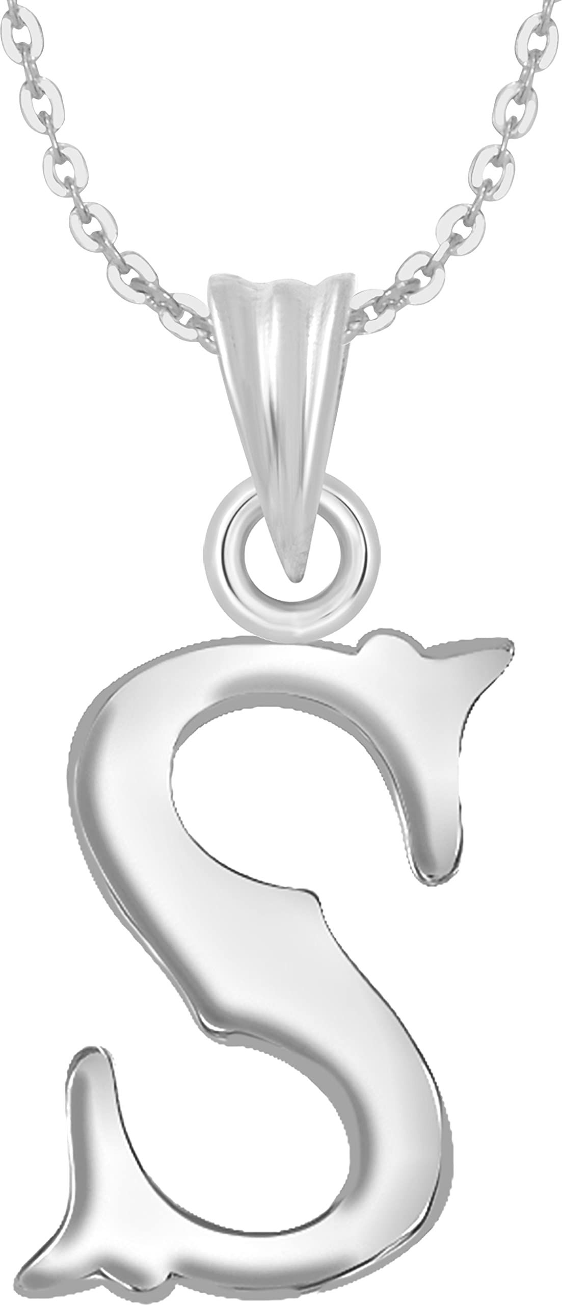 Latest Lovely Charm Metel Pendent Silver-Plated Alphabet Letter S personalized occasion party for women Girls boys mens...