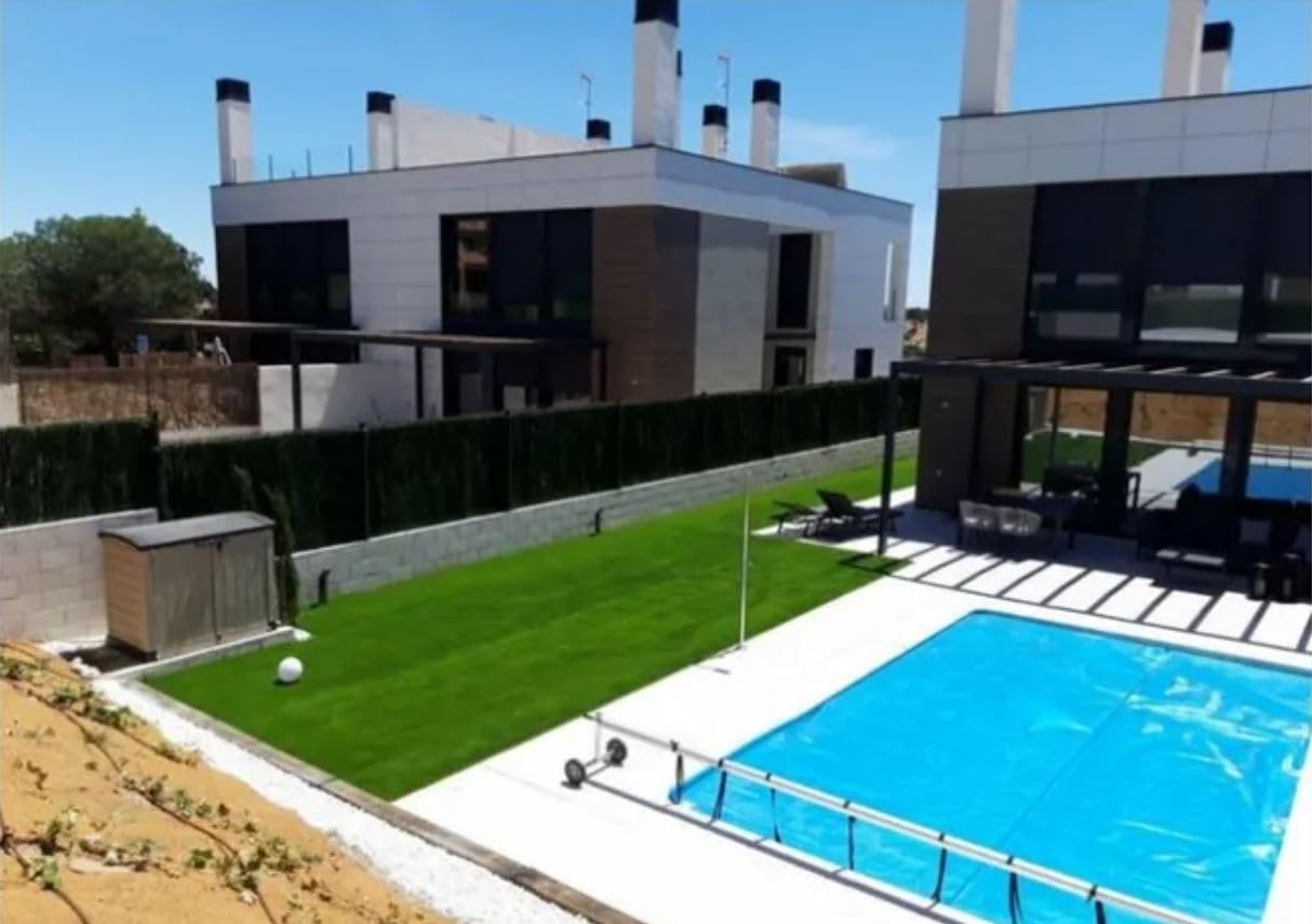 Suinga Seto Artificial Ocultacion 2x3 m | Seto Jardin Hoja Fina | Seto Ocultación 85% | Seto Artificial Verde Decorativo | Valla Jardin Exterior | Cerramiento Artificial 2x3 para Vallas de Ocultación