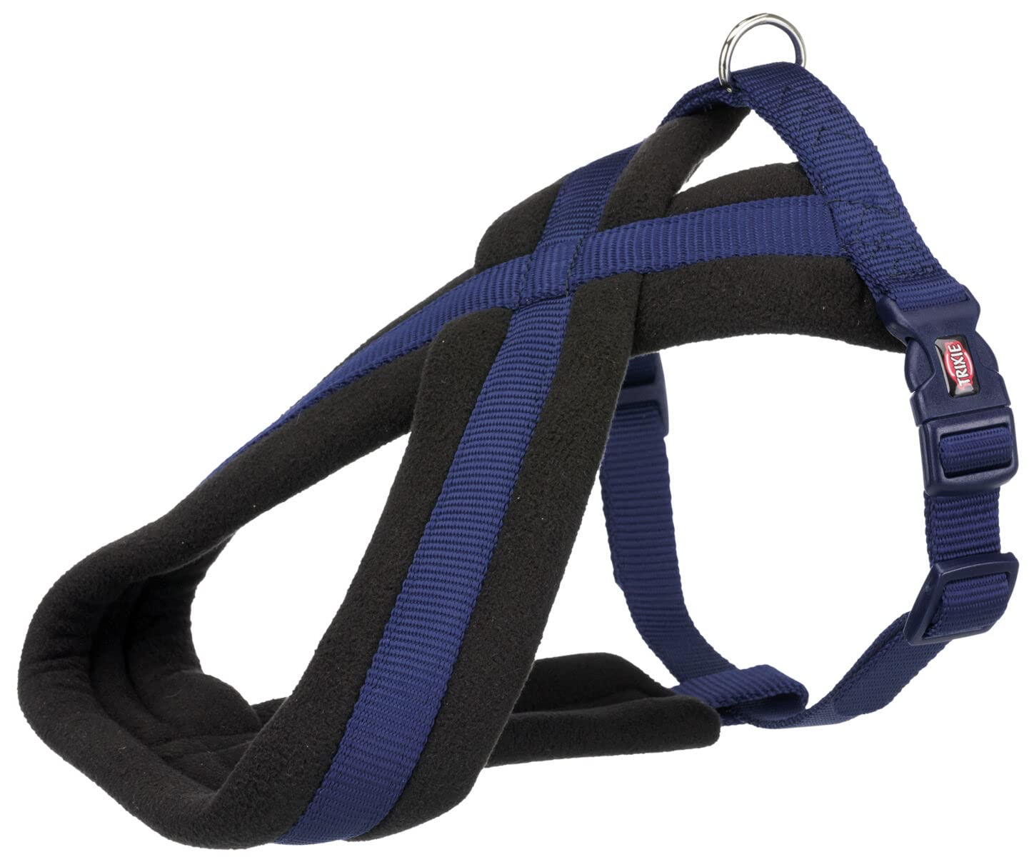 Trixie Premium Touring Harness for Dogs, Adjustable No Pull Dog Belt, Soft Padded & Breathable Pet Harness, Indigo (M-L, 50–90 cm) (B0B4NMP4XS) Amazon Price History, Amazon Price Tracker
