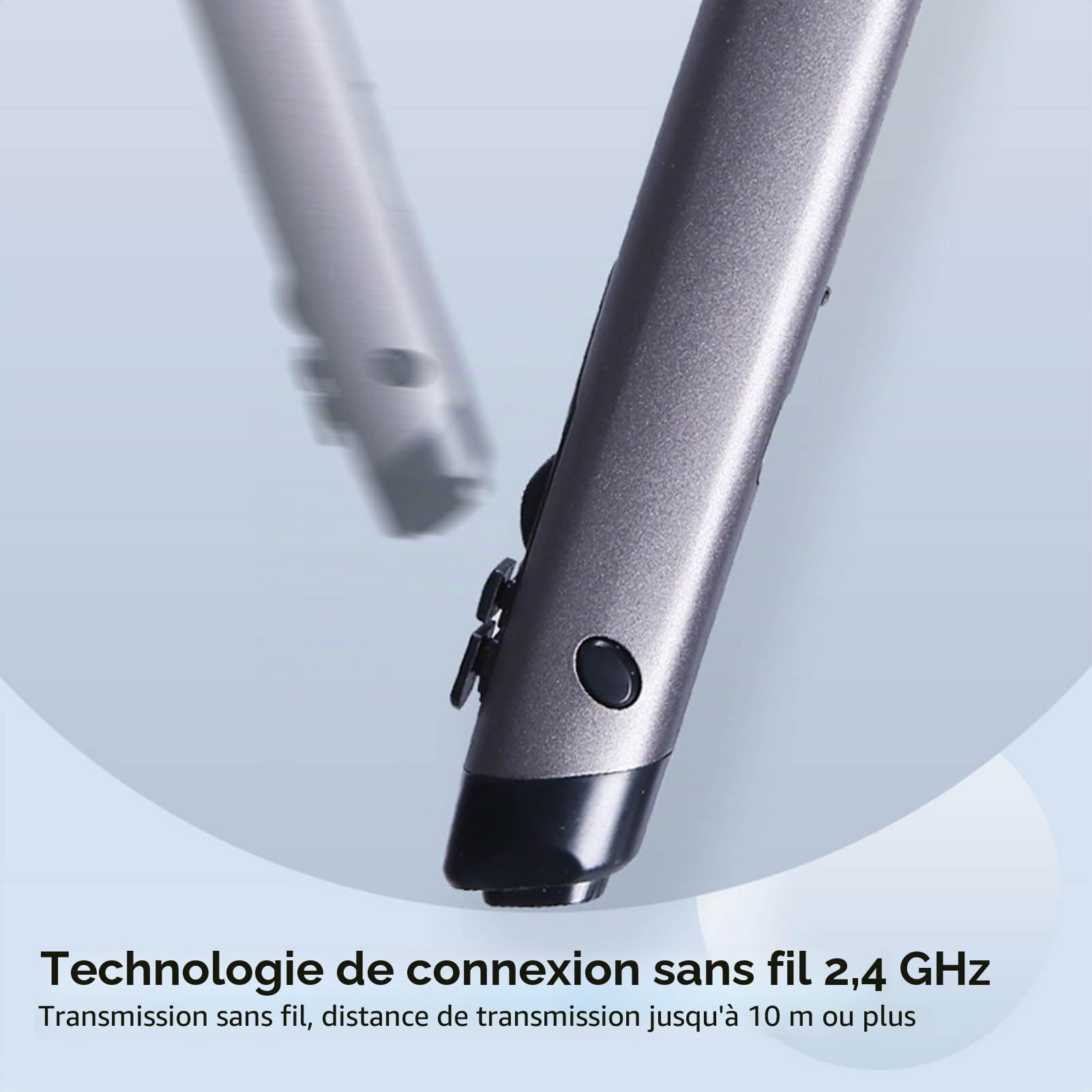 Jectse Souris à Stylet Optique Sans Fil - Mini Souris D'écriture Manuscrite USB 2,4 GHz Pour Ordinateur Portable