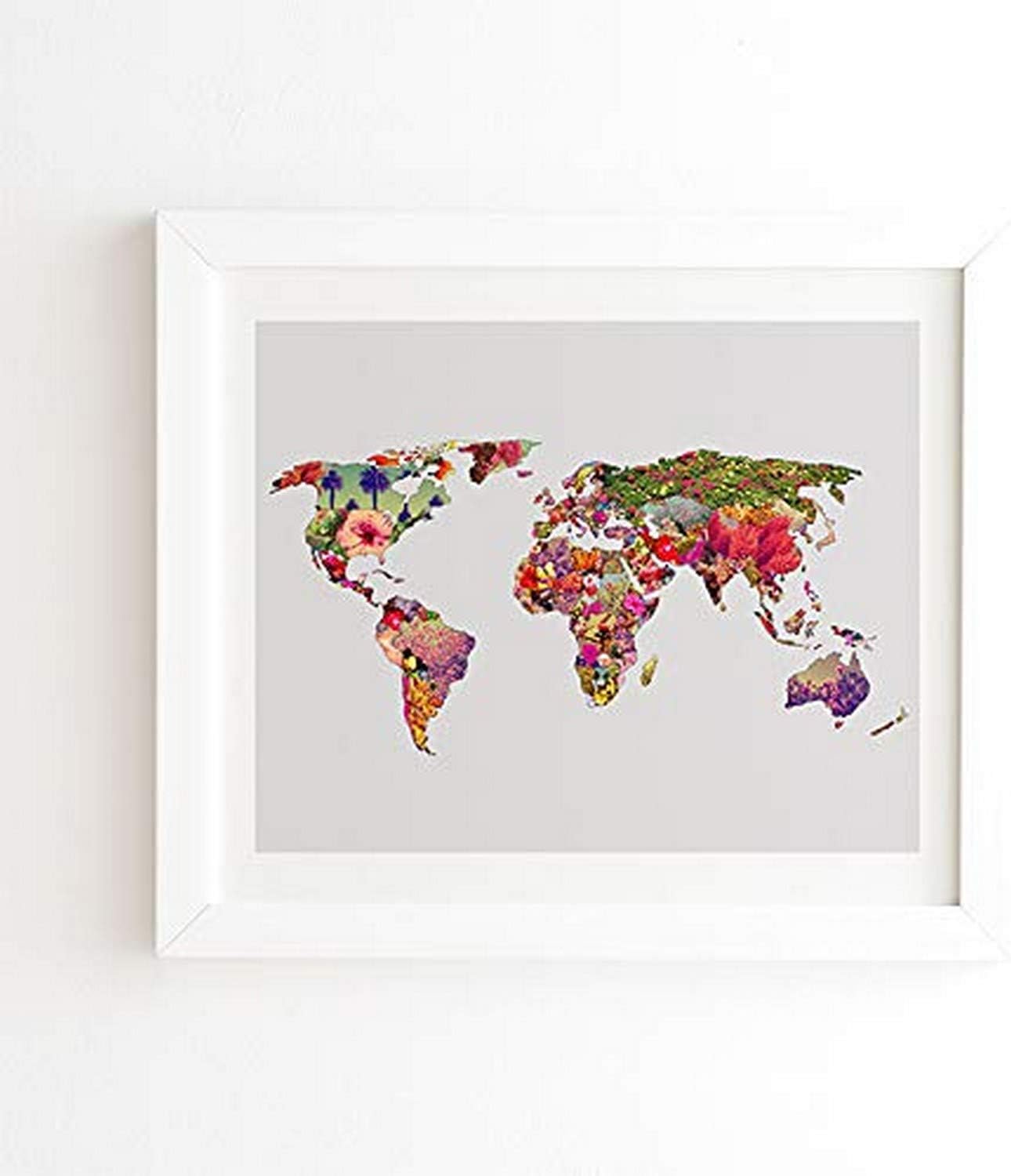 Deny Designs Bianca Green Its Your World Framed Wall Art, 18" x 24", Poster