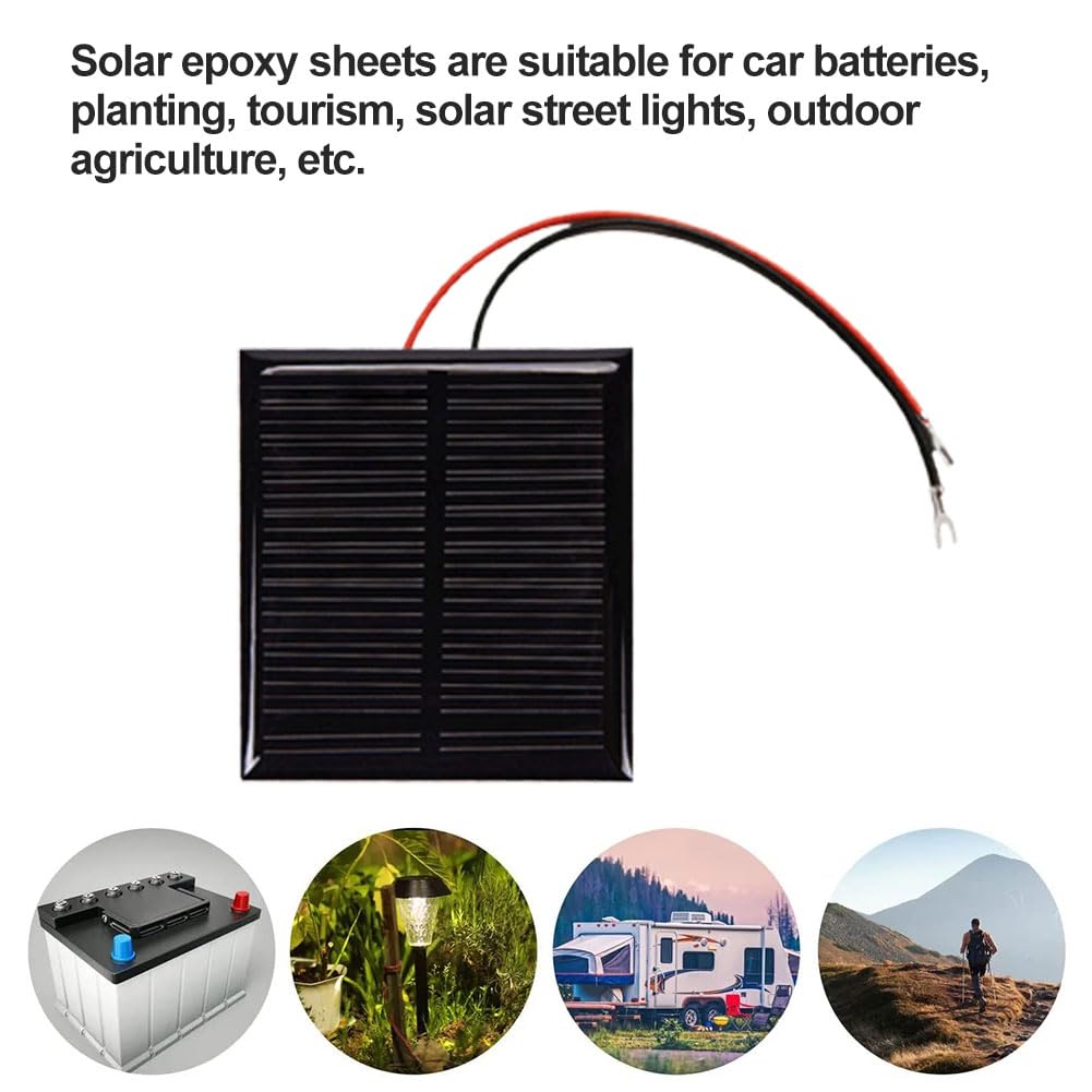 Mini Zonnepaneel, 8 Stuks 30MA 5V Mini Zonnecel Panelen DIY Solar Epoxy Plaat Elektrische Speelgoed Materialen Fotovoltaïsche Cell Charger