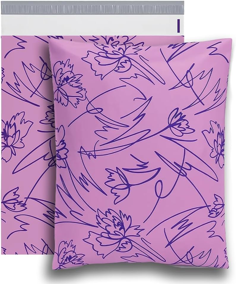 POLYSELLS 100pcs 10x13 Inches Poly Mailers Waterproof & Tear Resistant Mailing Envelopes, Cute Small Business Bags for Clothes, Gifts - Inspiration classic