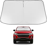 Vista 146 de Proadsy 2025 - Parasol para parabrisas actualizado con ajuste personalizado para Nissan Rogue 2014-2020, protector plegable de 4 capas