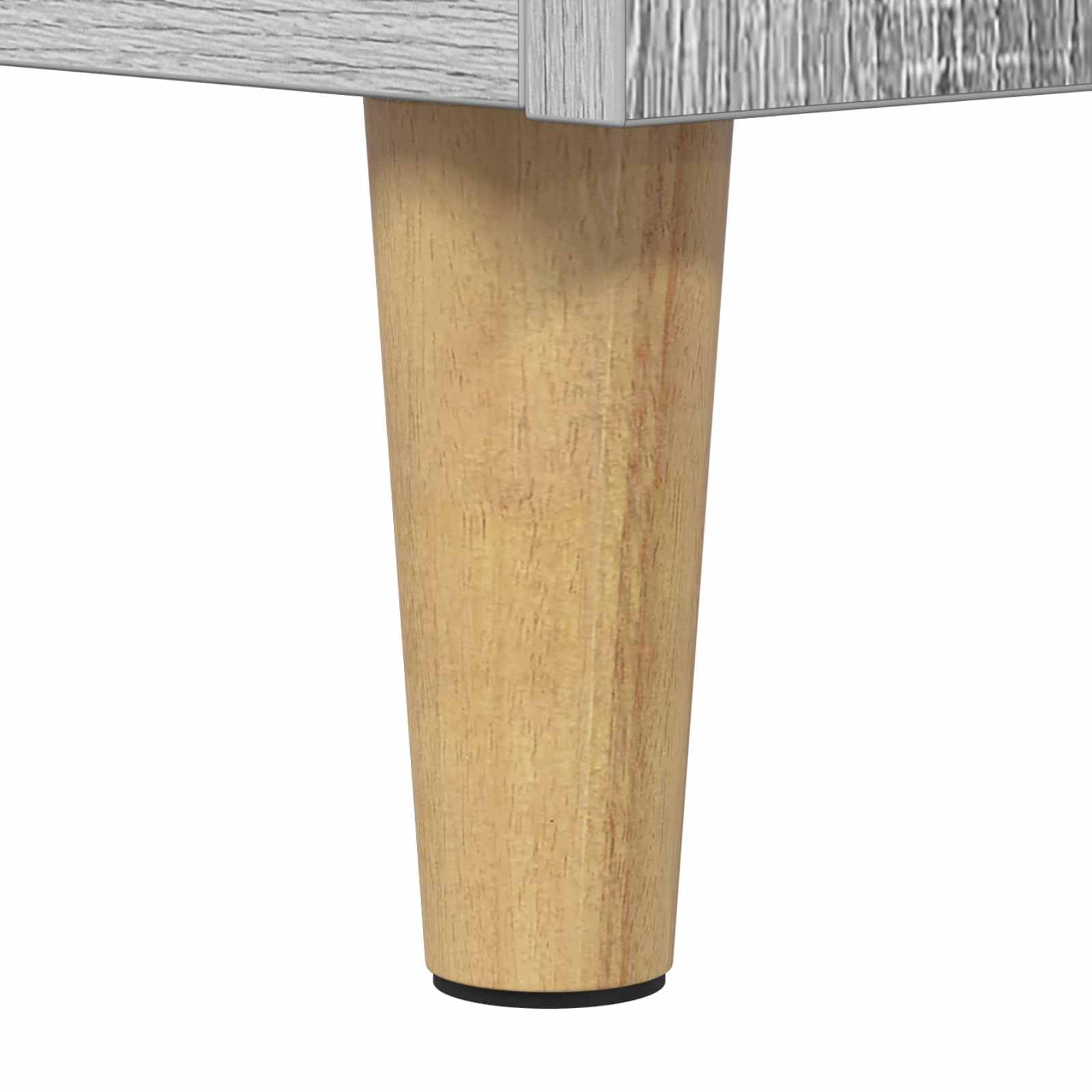 Hundehaus Holzwerkstoff Graues Sonoma 44 x 42 x 49 cm, Hundehütte für Innenbereich Wohnzimmer Schutzhütte als Rückzugsort, passend für Welpe und Haustier