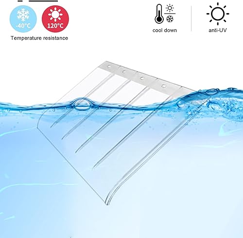 Miniatura 5 de Toldo invisible para ventana, toldo para puerta, puerta delantera al aire libre, toldo para patio, cubierta moderna de policarbonato, protección UV