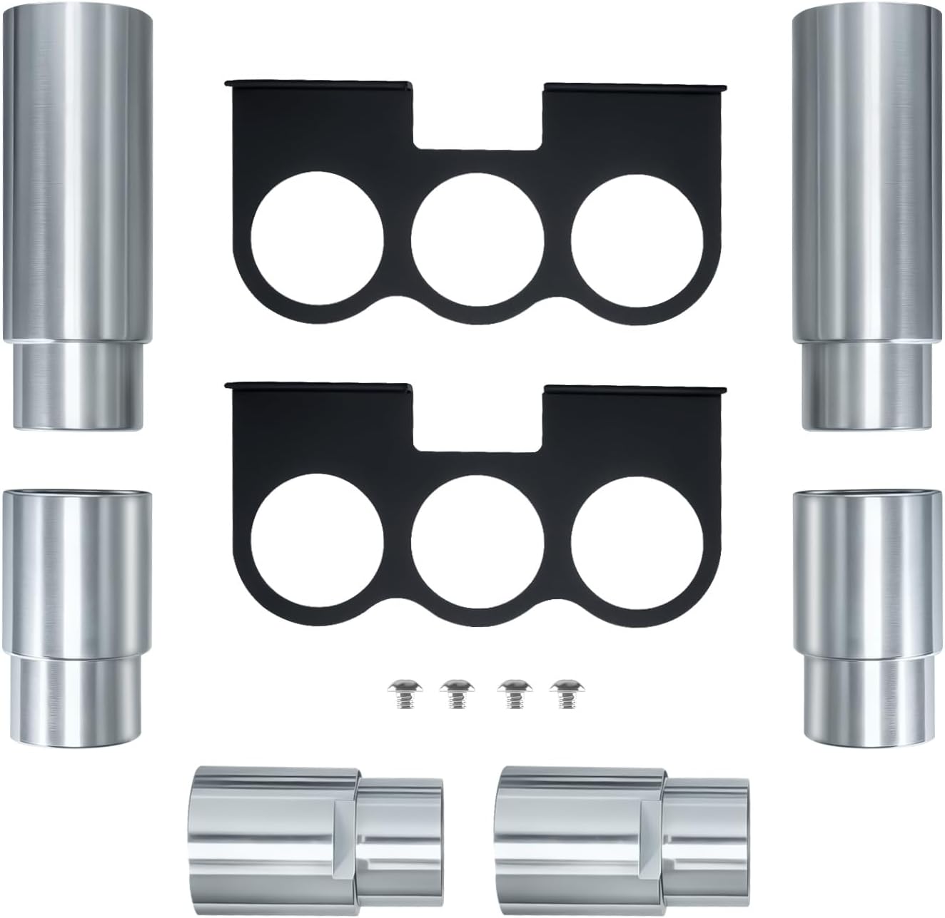 10315 Stack Truck Adapter Kit for Challenger Lifts - Heavy Duty 2-Post Lift Accessories - Includes 4x 3Inch & 2x 6Inch Stack Adapters with 2 Organizers