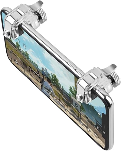 Miniatura 5 de Newseego Controladores de juegos móviles, disparadores de teléfono para teléfono celular, control sensible al tirador, joysticks para apuntar y