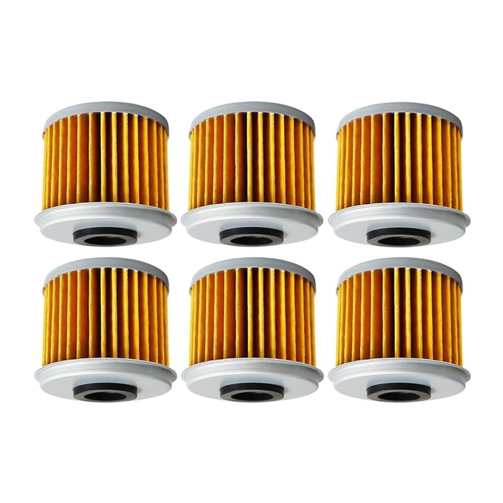 Parti del motociclo Filtro Olio Adatto for CRF150F CRF150R CRF250R CRF250RX CRF250X CRF450L CRF450X CRF450R CRF450RL TRX450R TRX450ER(6pcs-yellow)