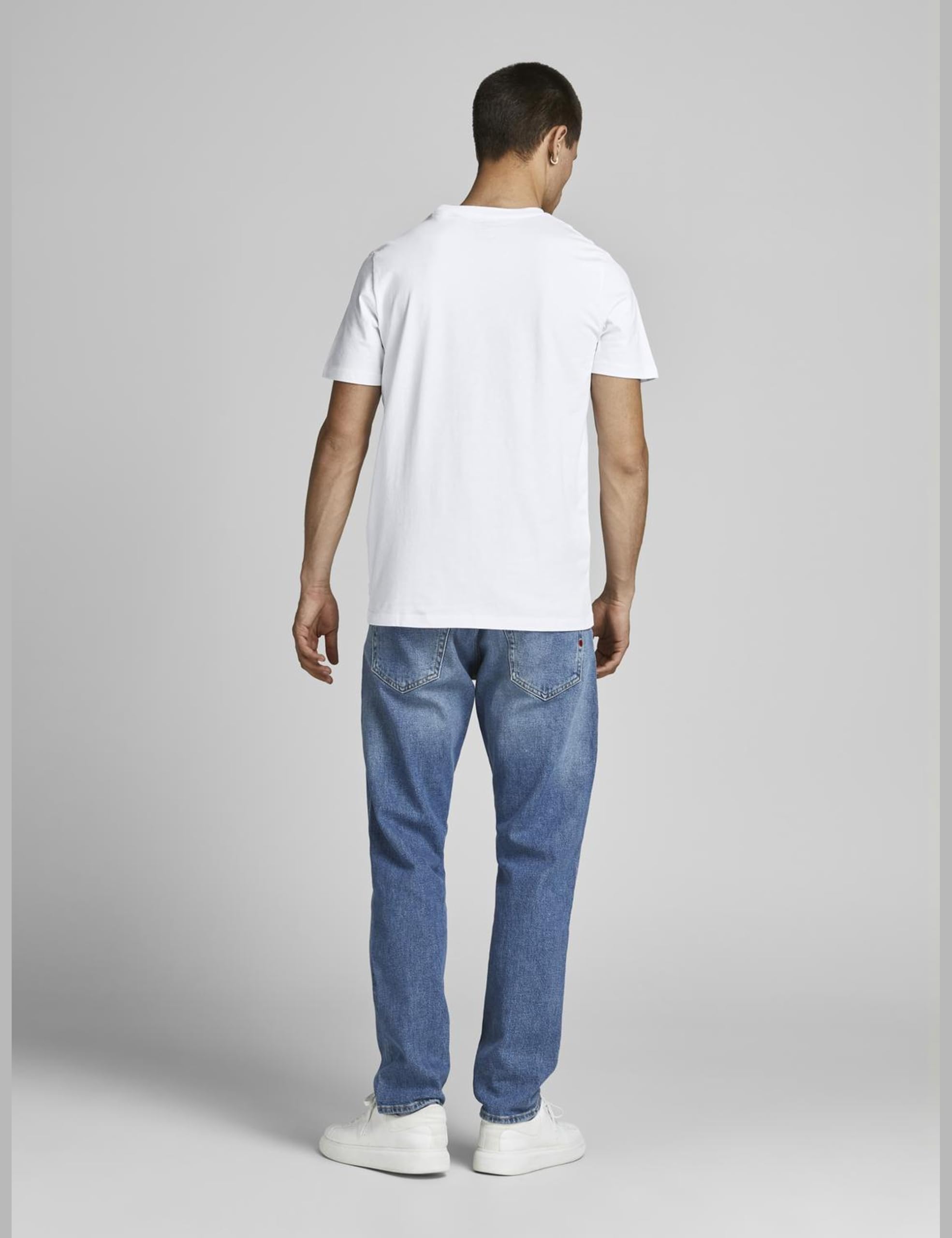 JACK & JONES 5er Pack Herren Shirts T-Shirt JJENOA Tee SS Crew Neck