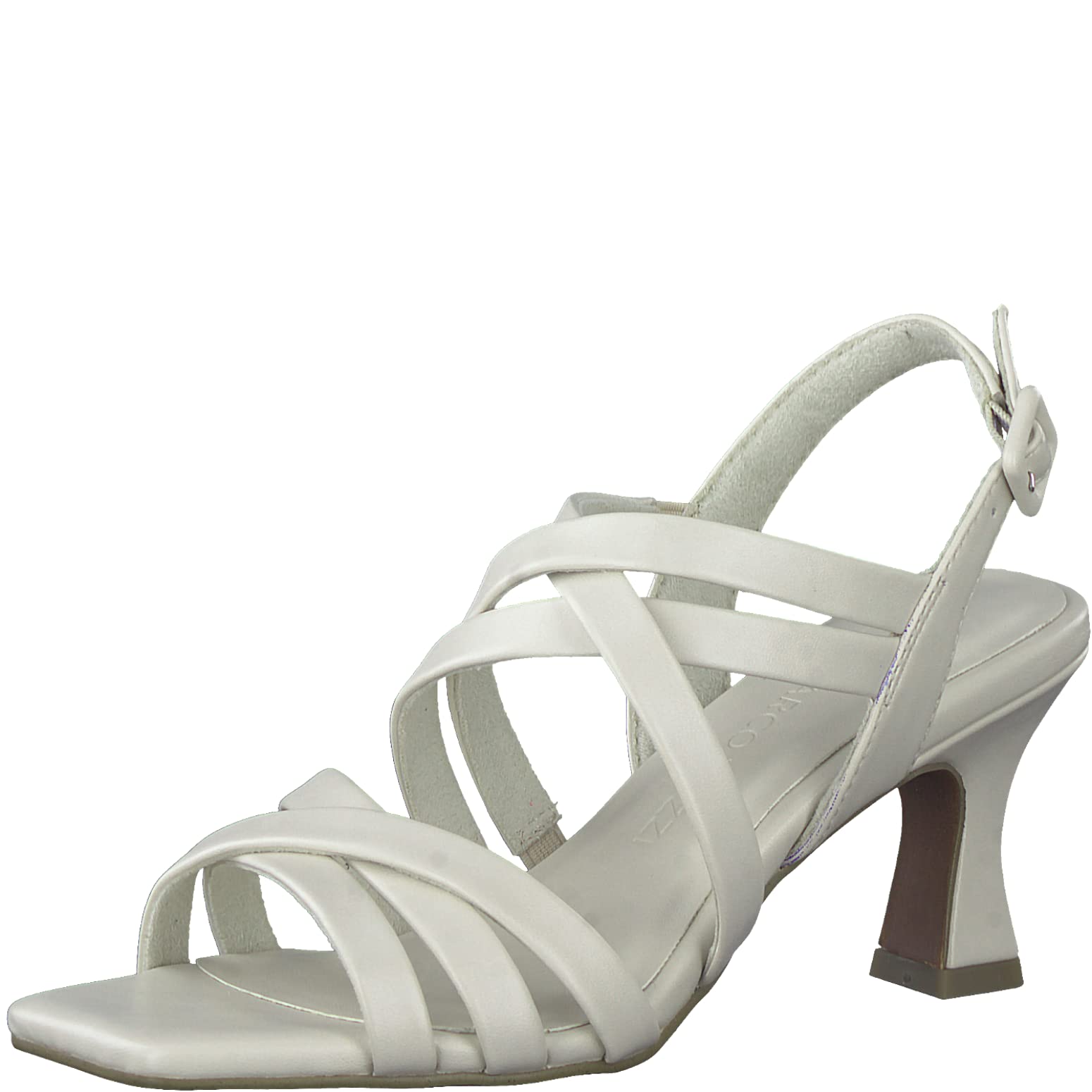 MARCO TOZZI Women's 2-2-28325-20 Heeled Sandals, cream, 8 UK