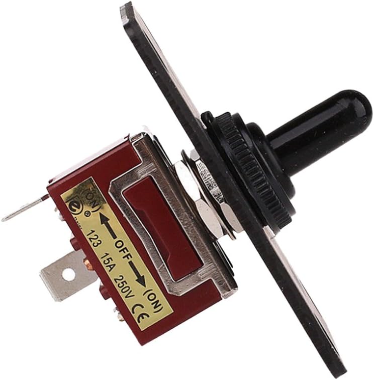 2pcs 3 Way On/Off/On Momentary Toggle Switch Waterproof Tilt Trim Switches 12V 15A for Marine Boat : Sports & Outdoors