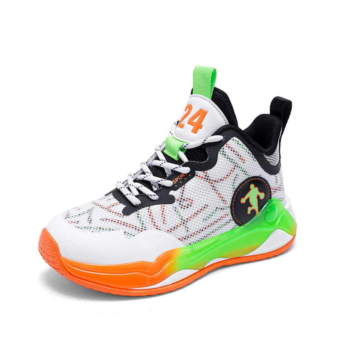 Chaussures de Basket-Ball pour Garçons et Filles - Chaussures de Sport et de Course à Pied