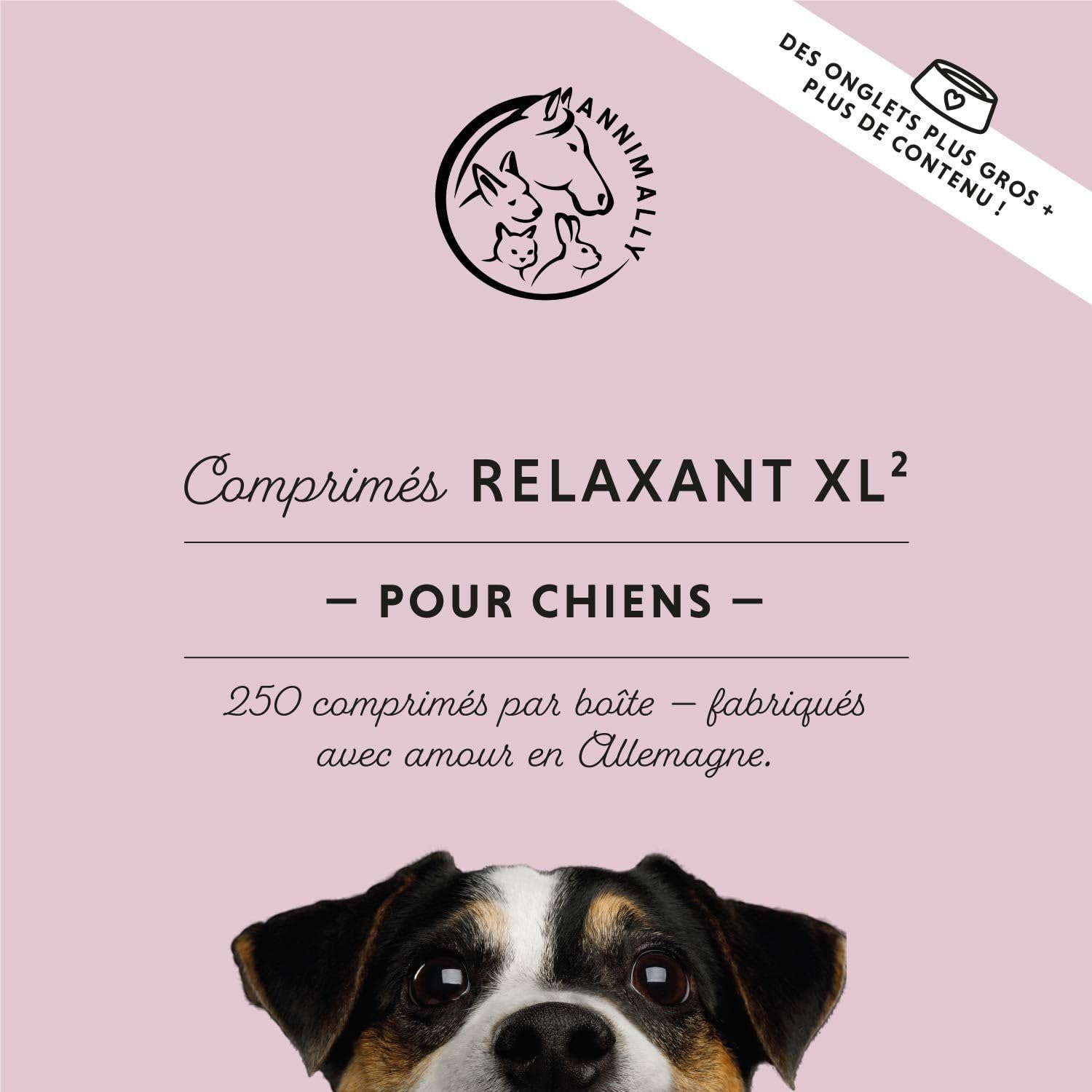 Anti Stress Chien - Tablettes calmant pour Chien Contenant de la valériane, de l'hypericum, et de la L-tryptophane. 250 XL² tablettes pour calmant Chien - Complement Alimentaire Chien