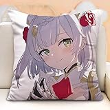 SYYNB Almohada de Peluche para Impact Noelle, Cojín de Dibujos Animados de Doble Cara para Decoración del Hogar y Coches,B 40 * 40CM