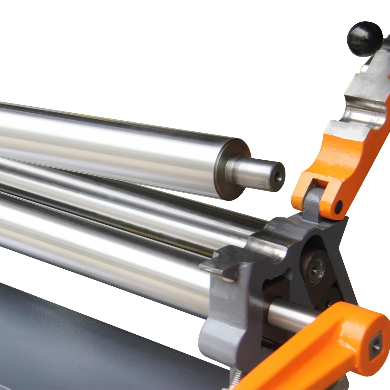 drei-walzen-rundbiegemaschine, 305 mm*1,5 mm, Biegemaschine mit 3 Walzen, solide Bauweise, Antrieb manuell, SR-12, Für Rohre, Zylinder & Metallverarbeitung