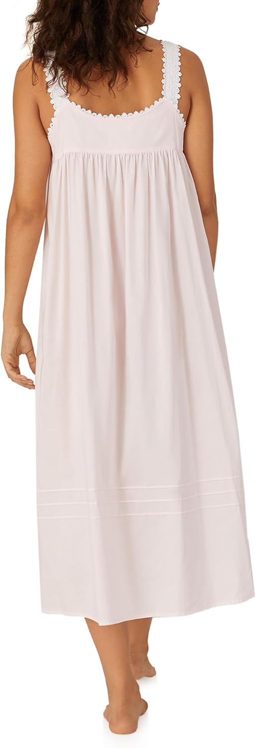 Eileen West Queen Anne’s Lace Womens Sleepwear & Loungewear – Heirloom Dream Collection - 100% Cotton Lightweight Nightgown - Image 3