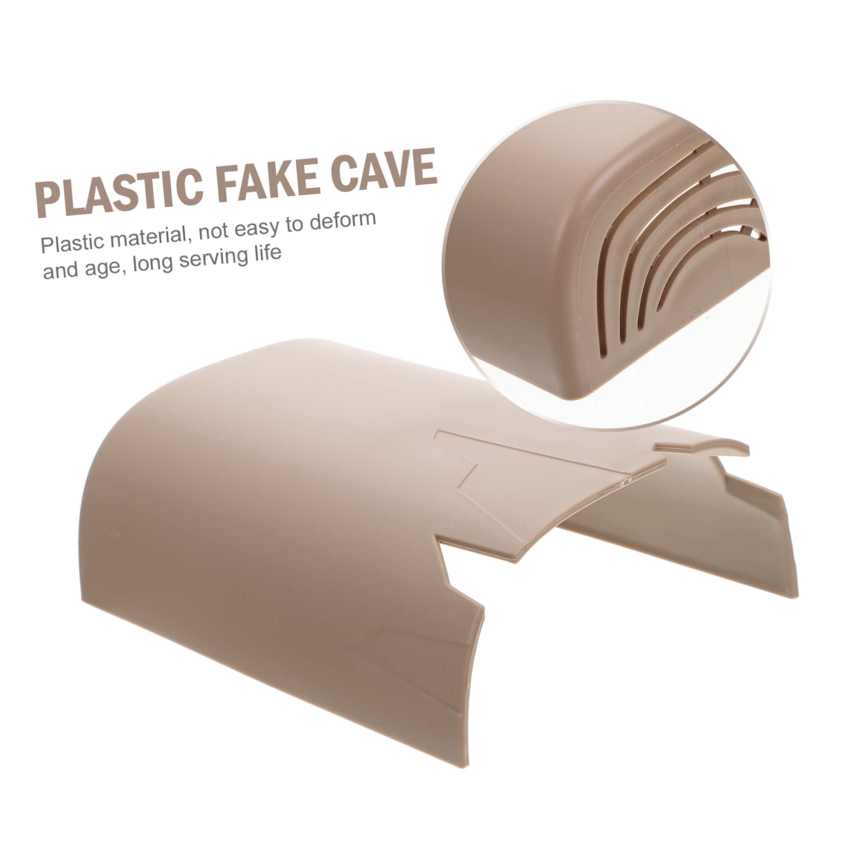 Didiseaon 2pezzi Caverna Decorativa Per Rettili Plastica Artificiale Rifugio Per Lucertole e Ragni Accessorio Per Terrario Simulazione Realistica Per Habitat Naturale