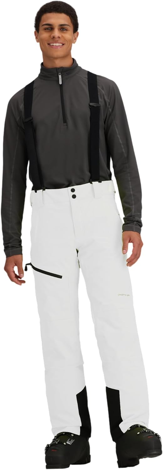 Obermeyer Mens Force Suspender Ski Pants, 15K mm Waterproof Breathable with HydroBlock Pro