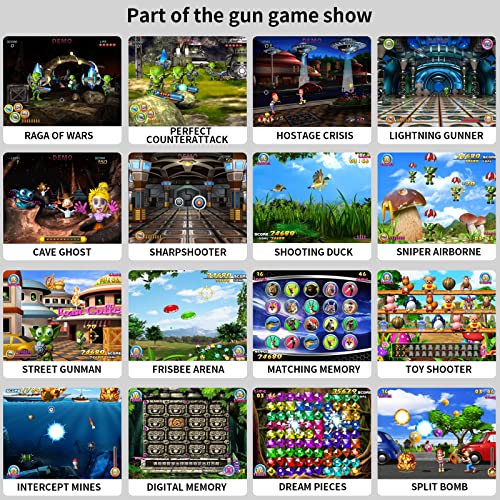 Damcoola Game Console With 900+ Games, Tv Retro Video Game Console For Kids & Adults, Game Box With Ar Gun Games,2 Handheld Wireless Game Controllers, Plug& Play, Toy Gift For Boys And Girls Age 3 + #TOP5