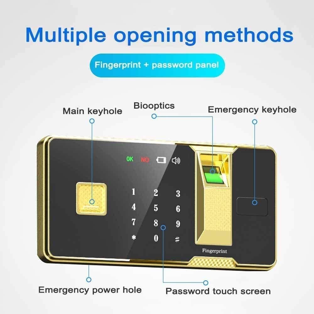 RLKHXBS Piccole Cassette di Sicurezza per la casa di Sicurezza Personale cabine cabine per cabine cabinetti urlati di Sicurezza Digitale