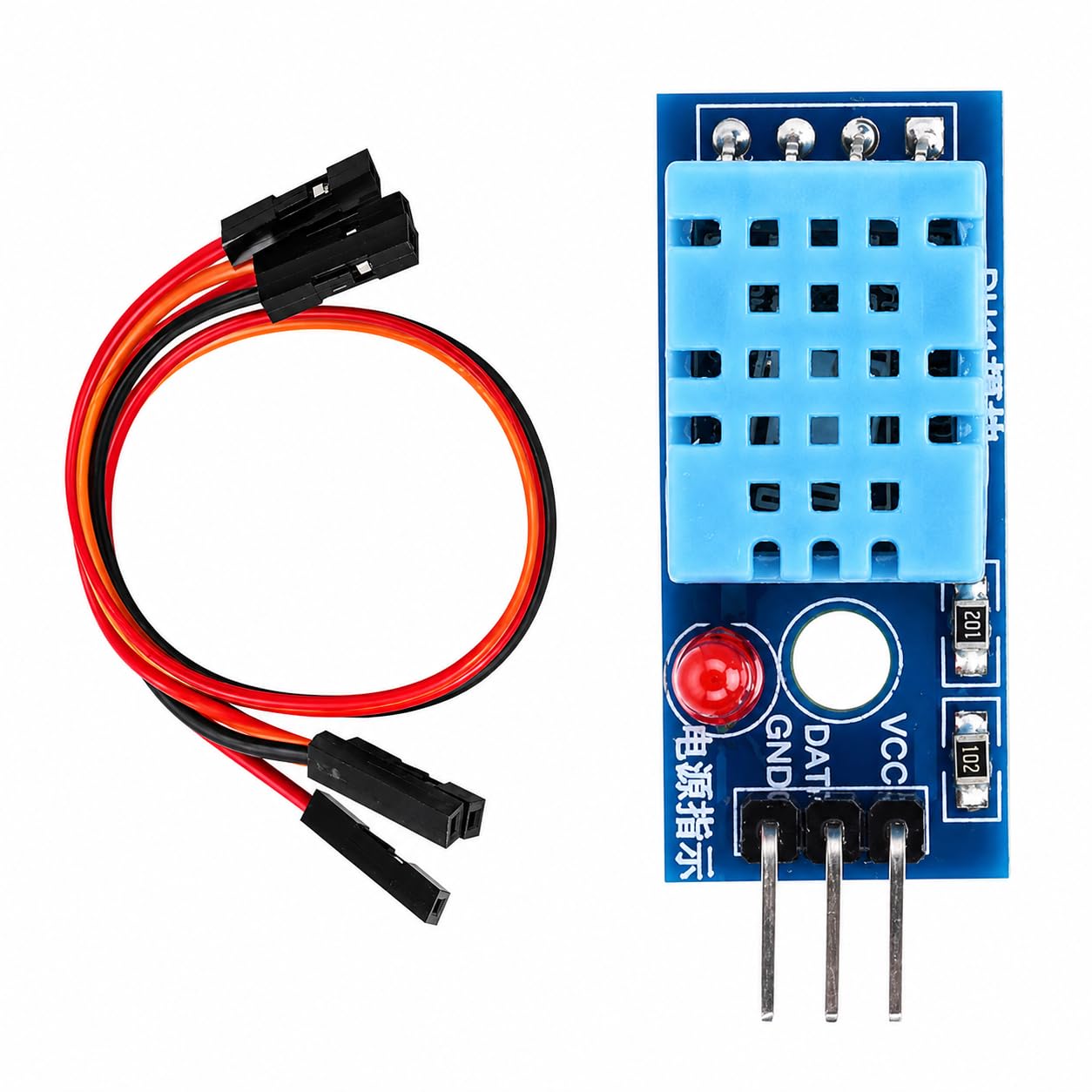 DHT11 Temperature & Humidity Sensor Module, Digital Output Sensor, 3.3V-5V Compatible for Arduino Compatible Boards, ESP32, IoT, Robotics & DIY Projects (1)-image-3