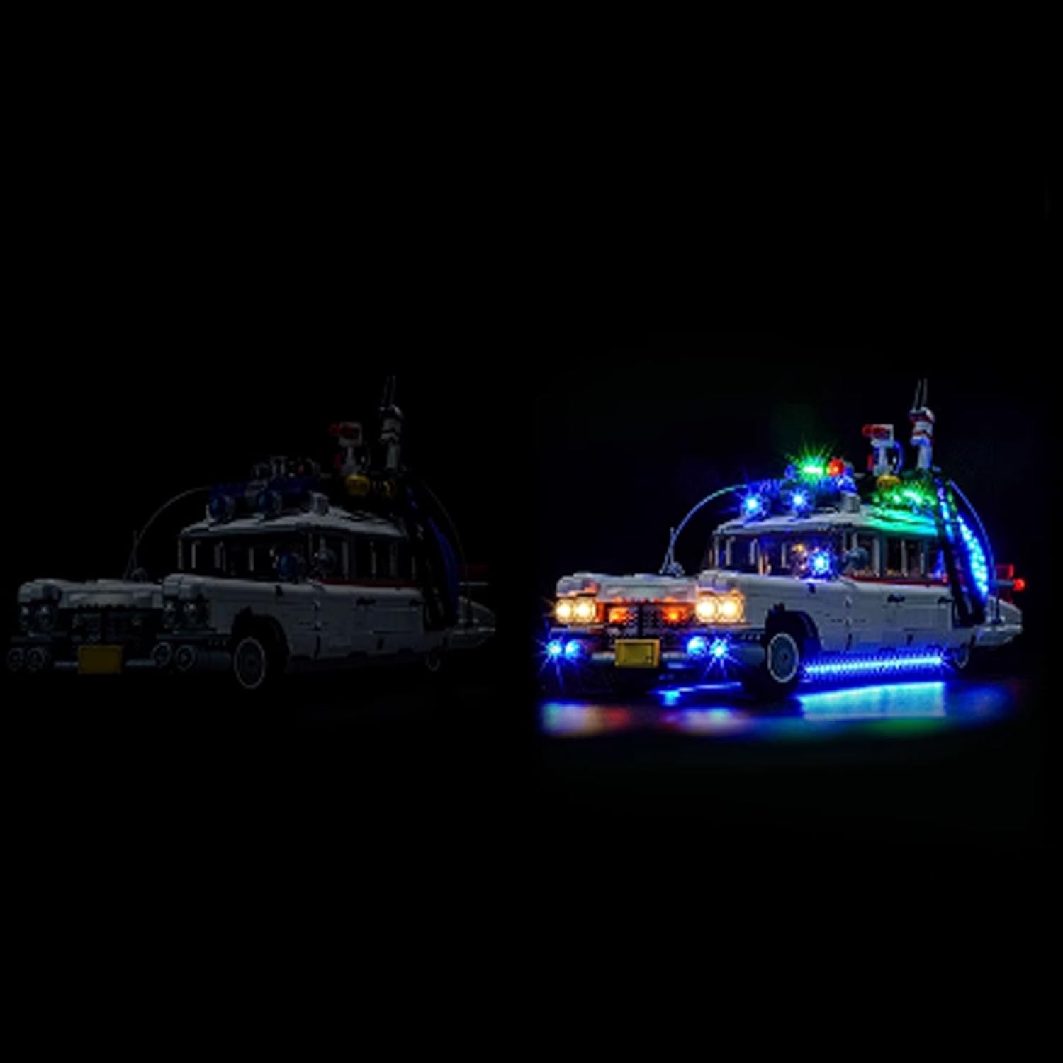 LED Lighting Kit Compatible with Lego 10274 Ghost-Catching Vehicle Series LED Light Set (Model Kit Not Included - Lighting Components Only) (18-Key Remote Version)