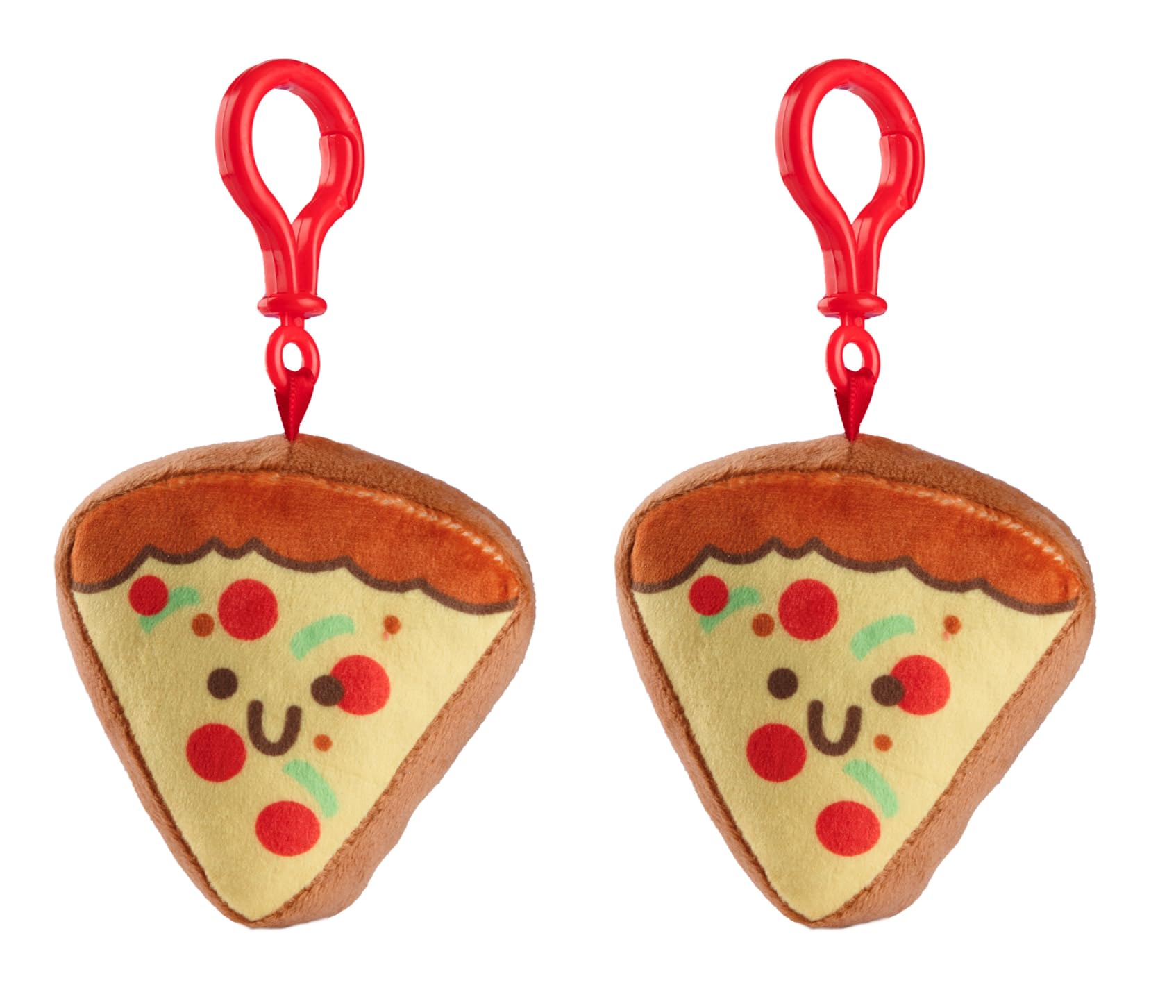 Taco Cat Goat Cheese PizzaPlush Keychain Set - Pizza