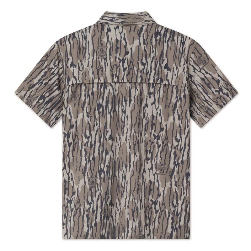 Mossy Oak Men's Tibbee Flex Vent Short Sleeve Button Down Fishing Shirt2