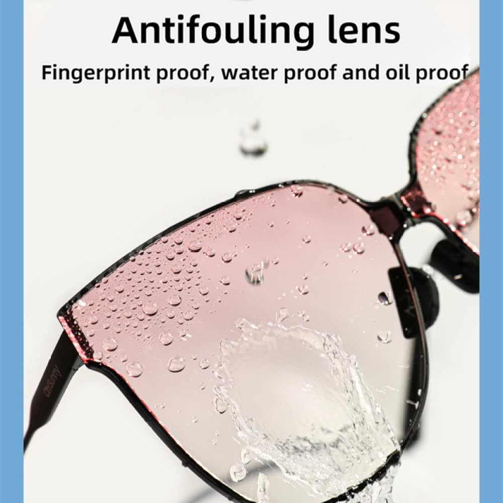 Gafas de sol plegables de metal Marco de acero inoxidable Lentes de nailon Gafas de playa al aire libre UV400 Unisex