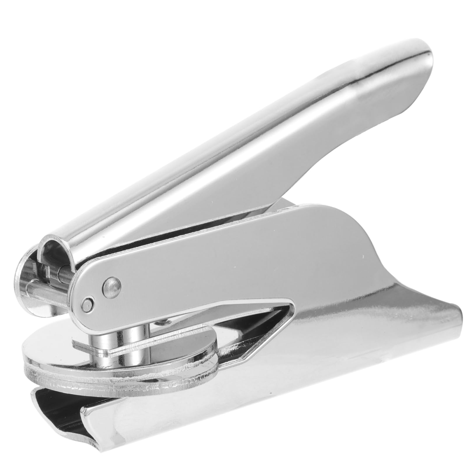 SEWACC Stainless Steel Seal Embosser Tool Hand Pliers Stamp DIY Embossing Stamp for Office Conference