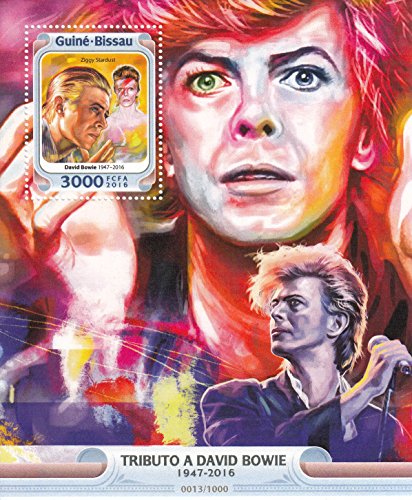 Guinea-Bissau Stamps for David Bowie - Limited Edition Collectible Postage Stamp