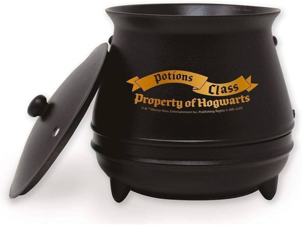 Chaudron Harry Potter Authentique Avec Couvercle Et Cuillère – Set De Cuisine Magique